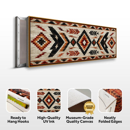 Native Rug Stepped Storm