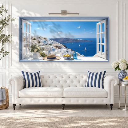Wake Up to Your Santorini Window View II