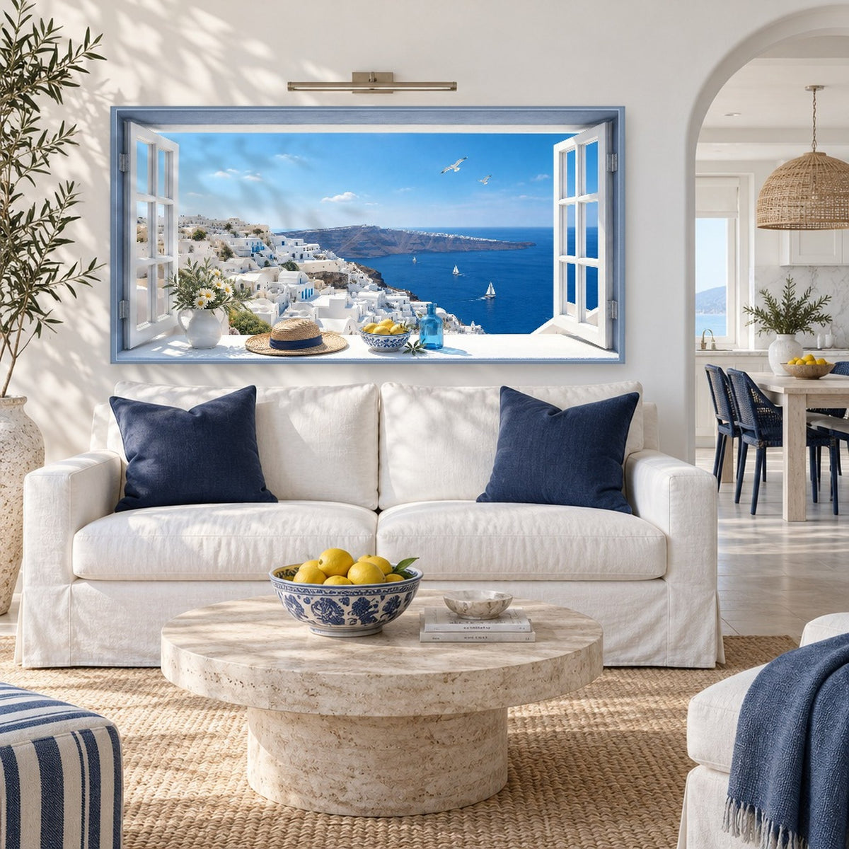 Wake Up to Your Santorini Window View II