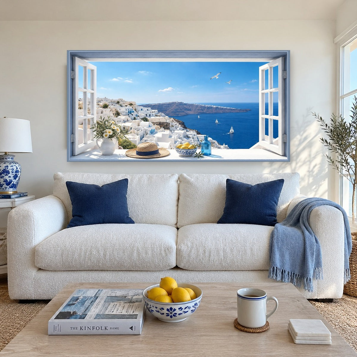 Wake Up to Your Santorini Window View II