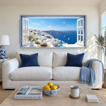 Wake Up to Your Santorini Window View II