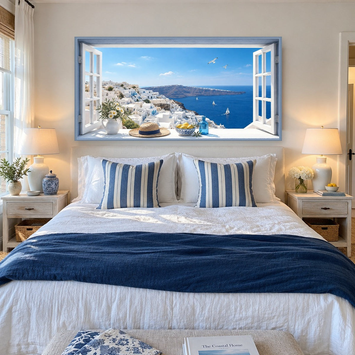 Wake Up to Your Santorini Window View II