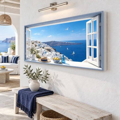 Wake Up to Your Santorini Window View II