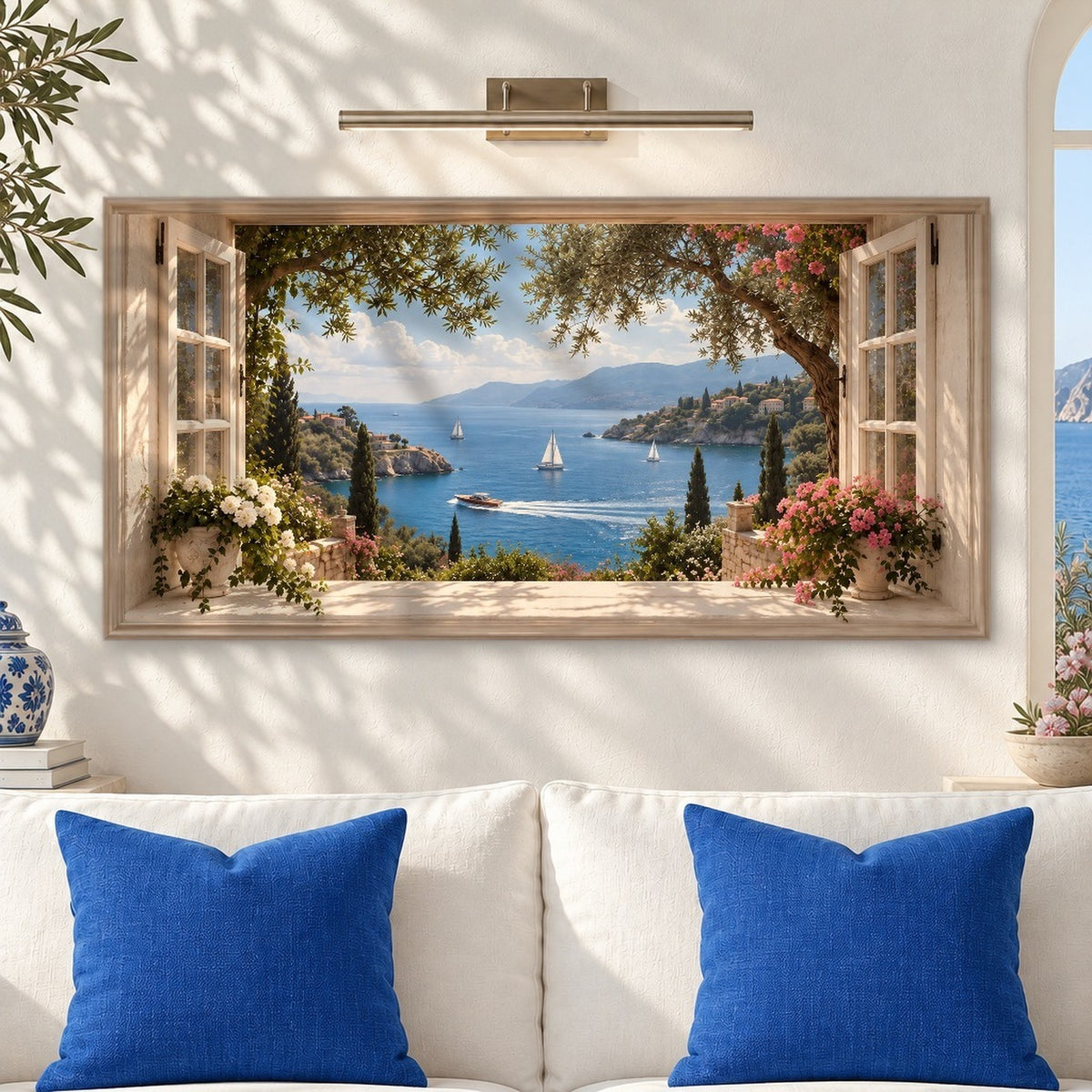 French Riviera Window View