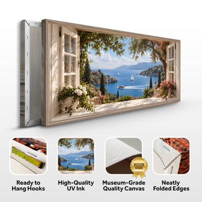 French Riviera Window View