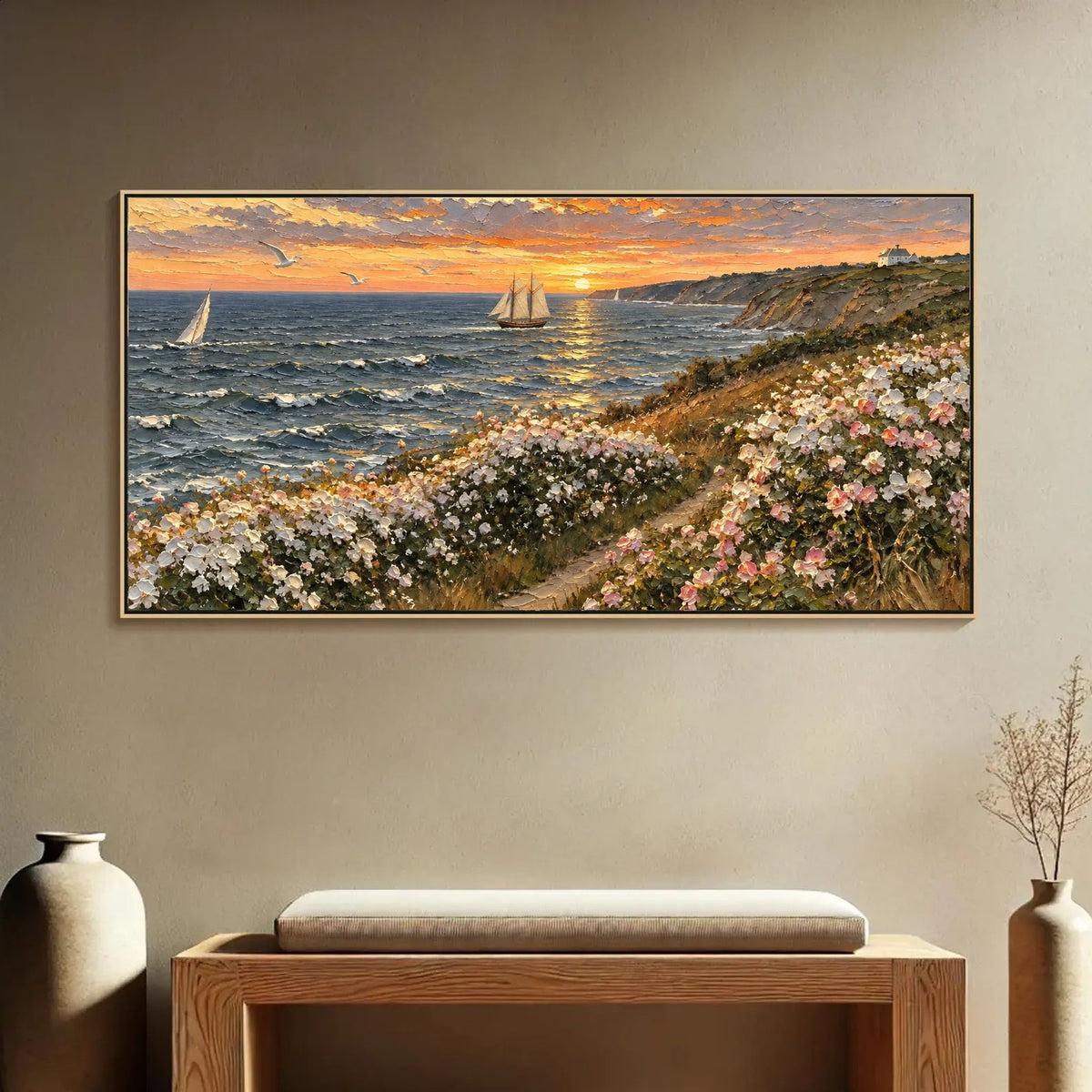 Sunset Cliff Wild Roses II