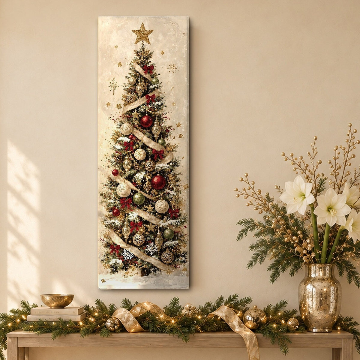 Golden Heirloom Christmas Tree