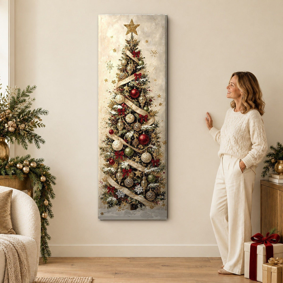 Golden Heirloom Christmas Tree