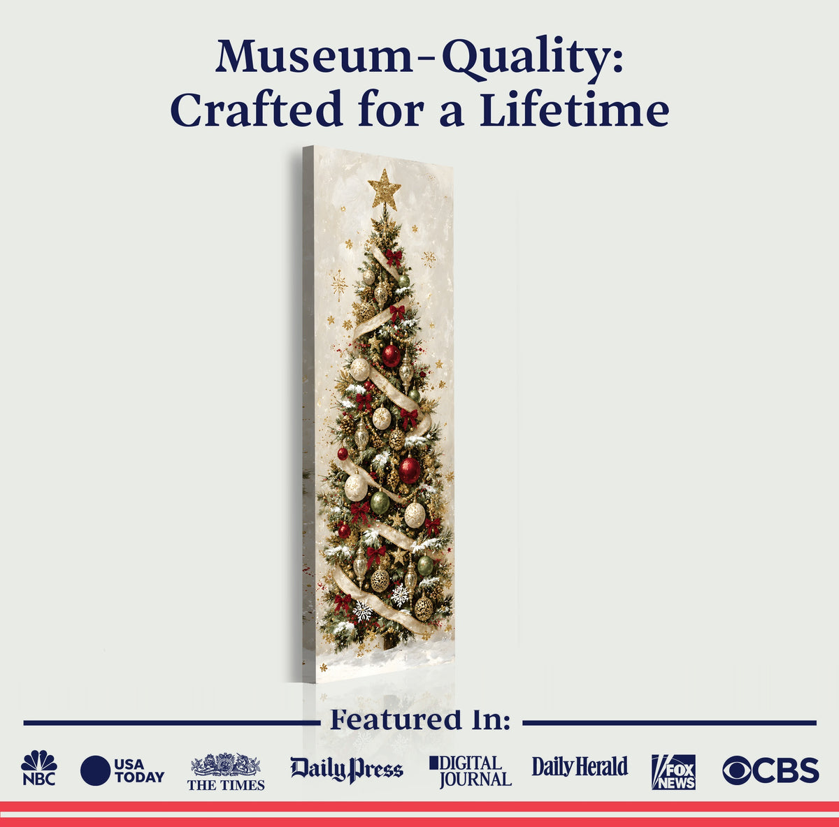 Golden Heirloom Christmas Tree