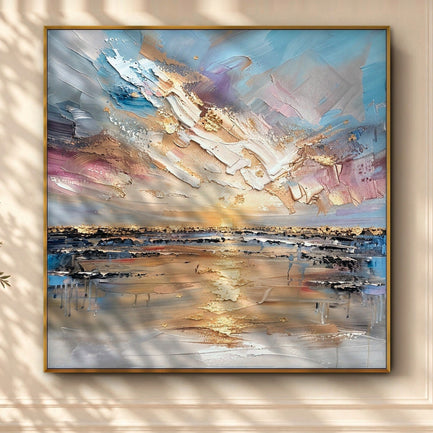 Golden Sunset Over Still Waters