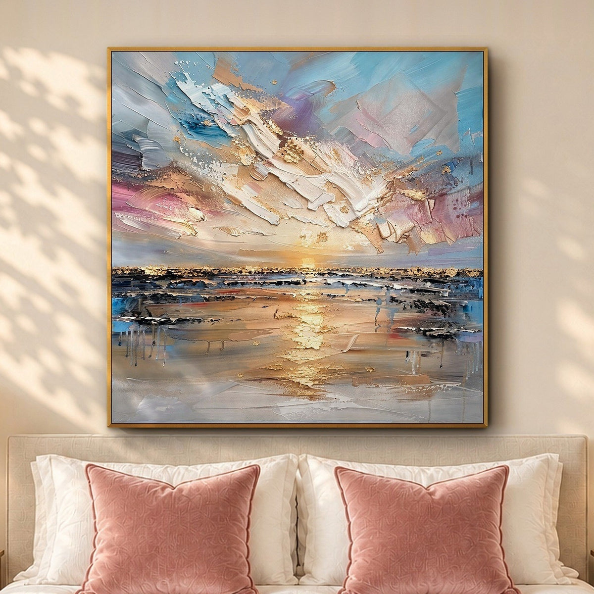 Golden Sunset Over Still Waters