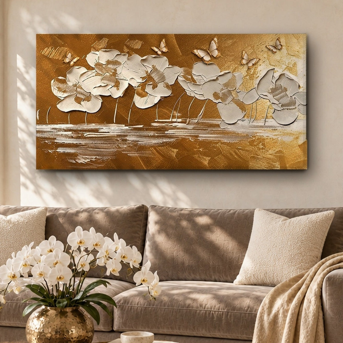 Butterflies Dancing in Golden Light