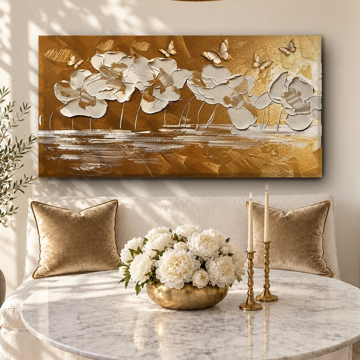 Butterflies Dancing in Golden Light