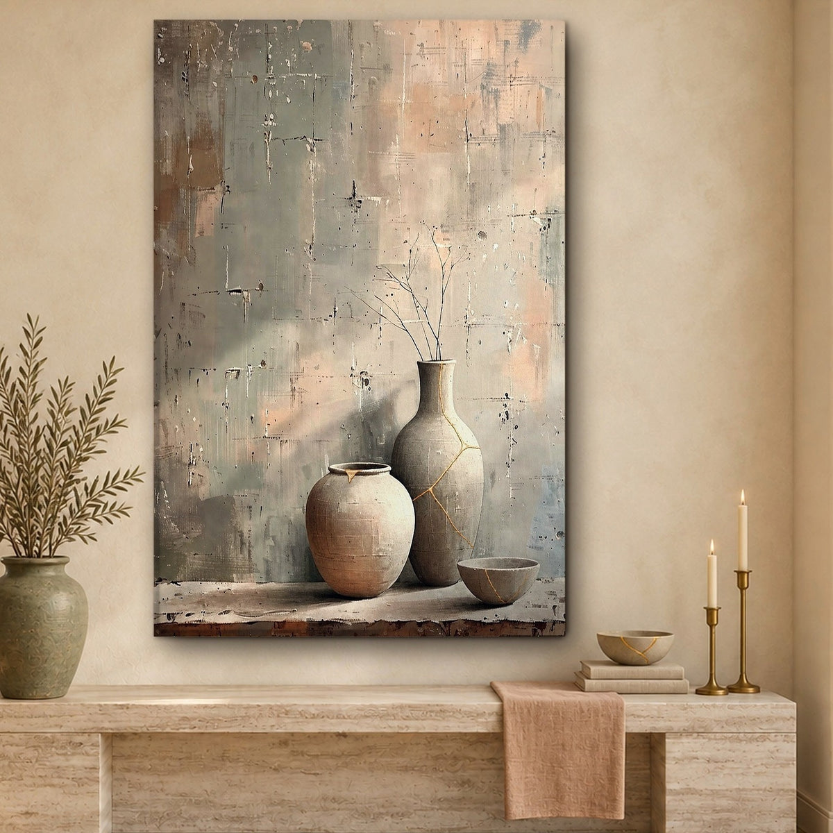 Kintsugi Vessels of Quiet Beauty