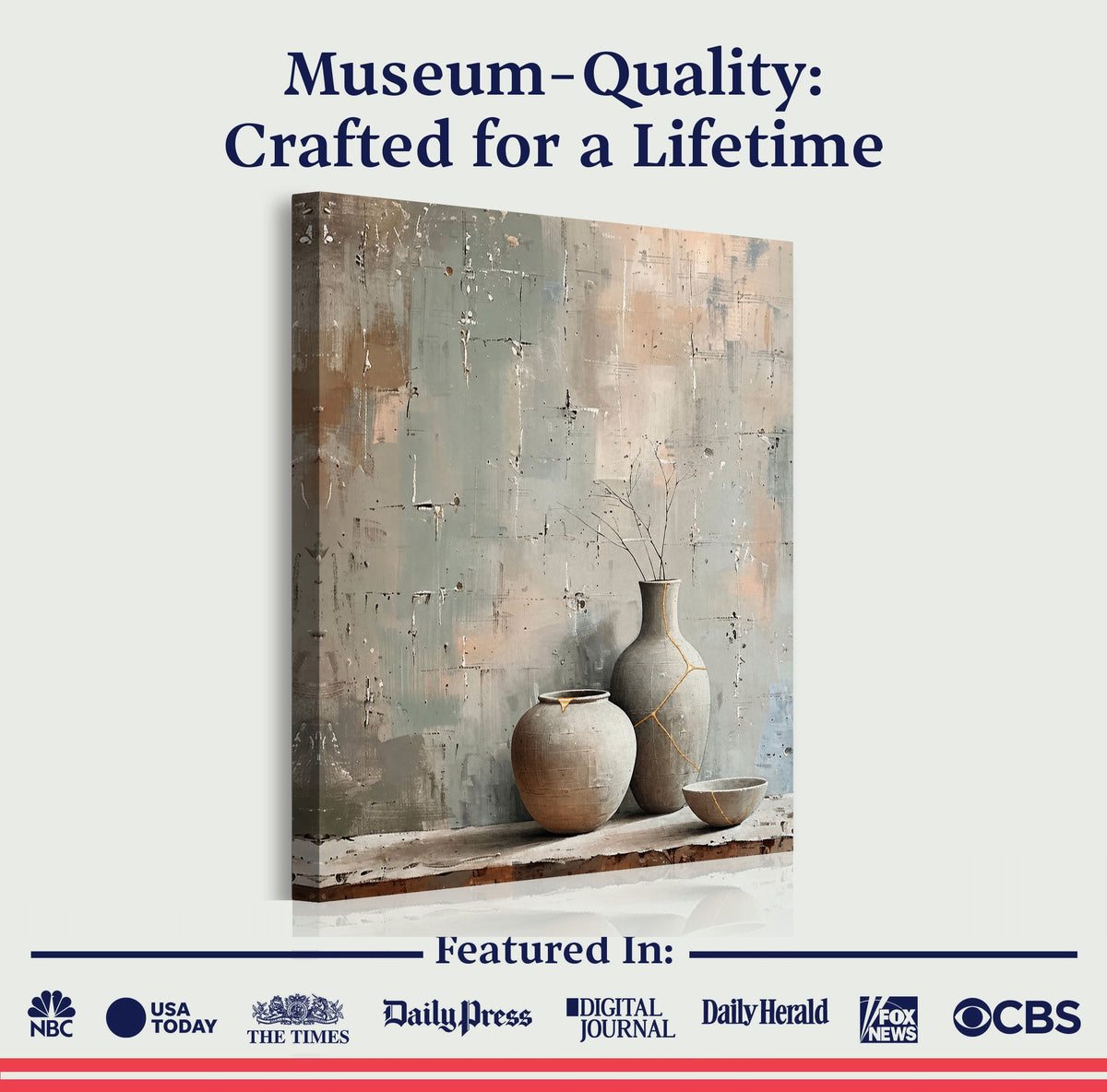 Kintsugi Vessels of Quiet Beauty
