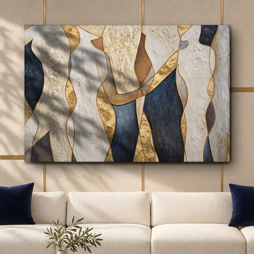 Golden Embrace of Two Hearts