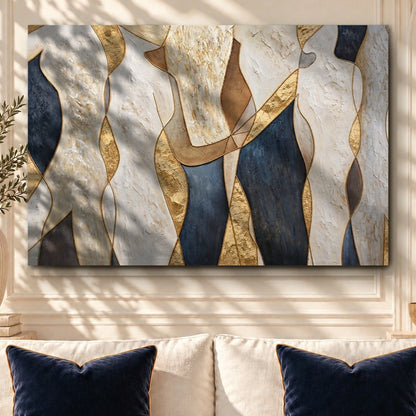 Golden Embrace of Two Hearts