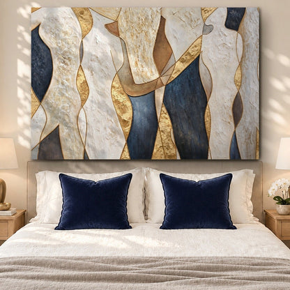 Golden Embrace of Two Hearts