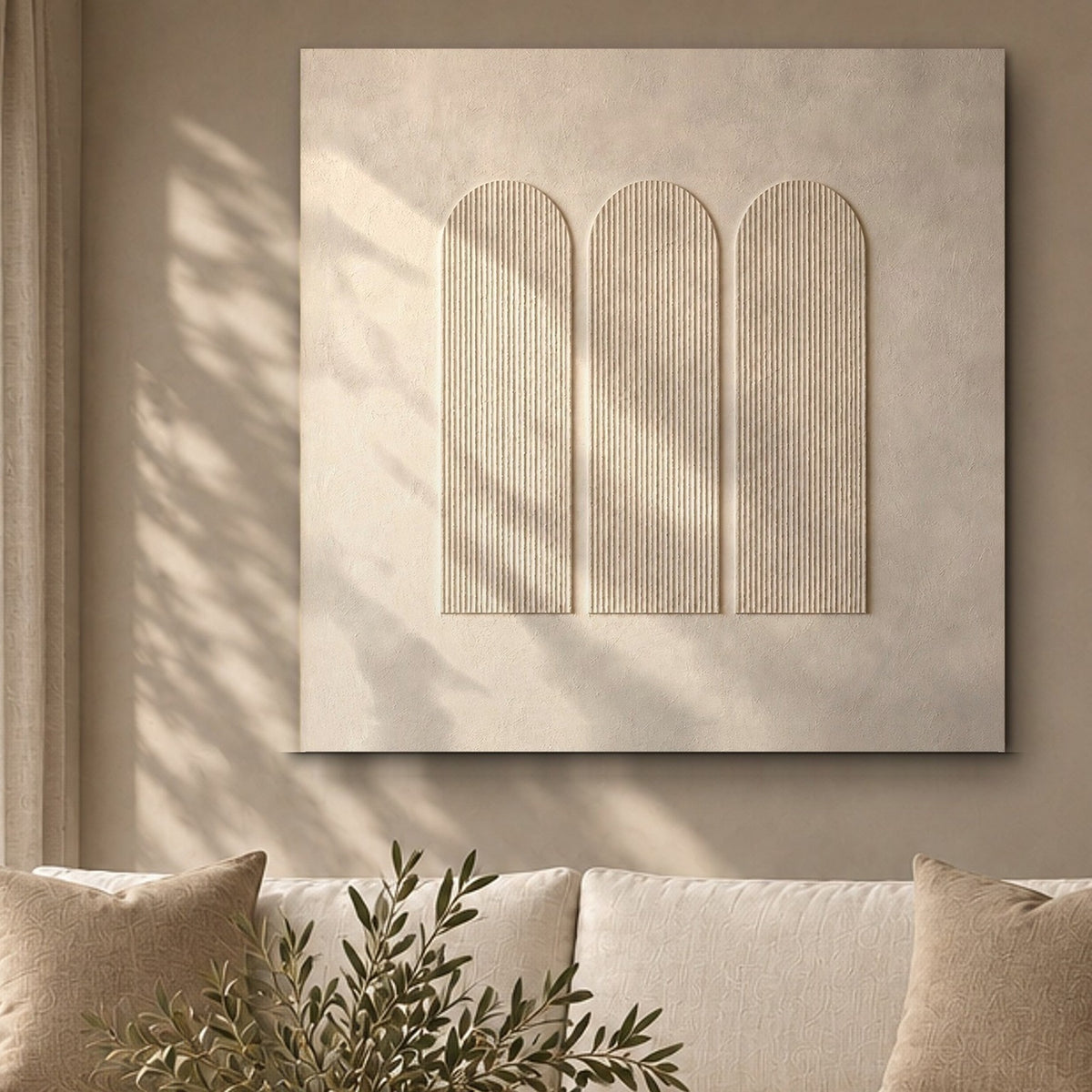 Three Ivory Arches of Calm
