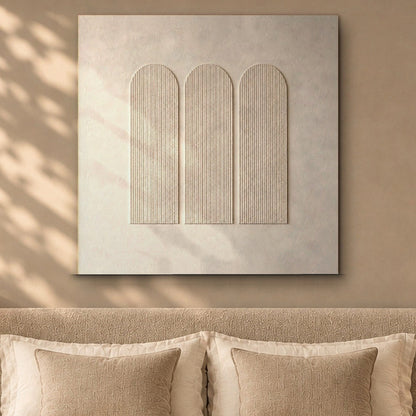 Three Ivory Arches of Calm