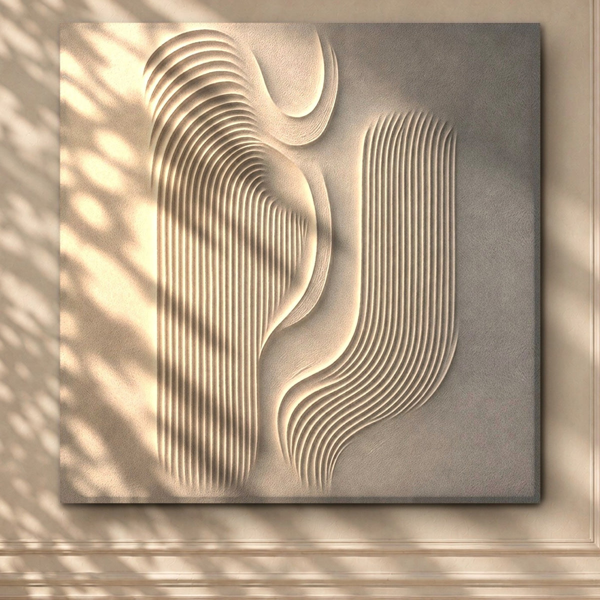 Ivory Waves of Morning Light