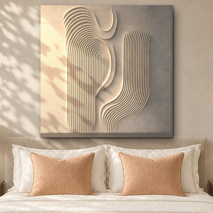 Ivory Waves of Morning Light