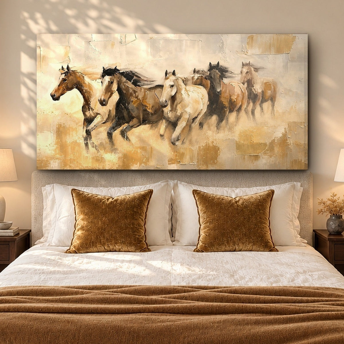 Wild Horses Running Toward Freedom
