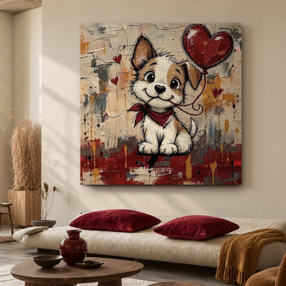 Little Pup, Big Red Heart