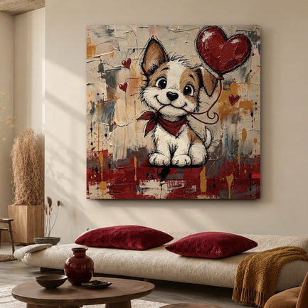 Little Pup, Big Red Heart