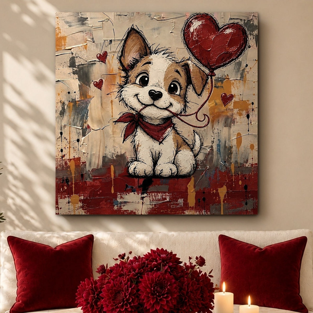 Little Pup, Big Red Heart