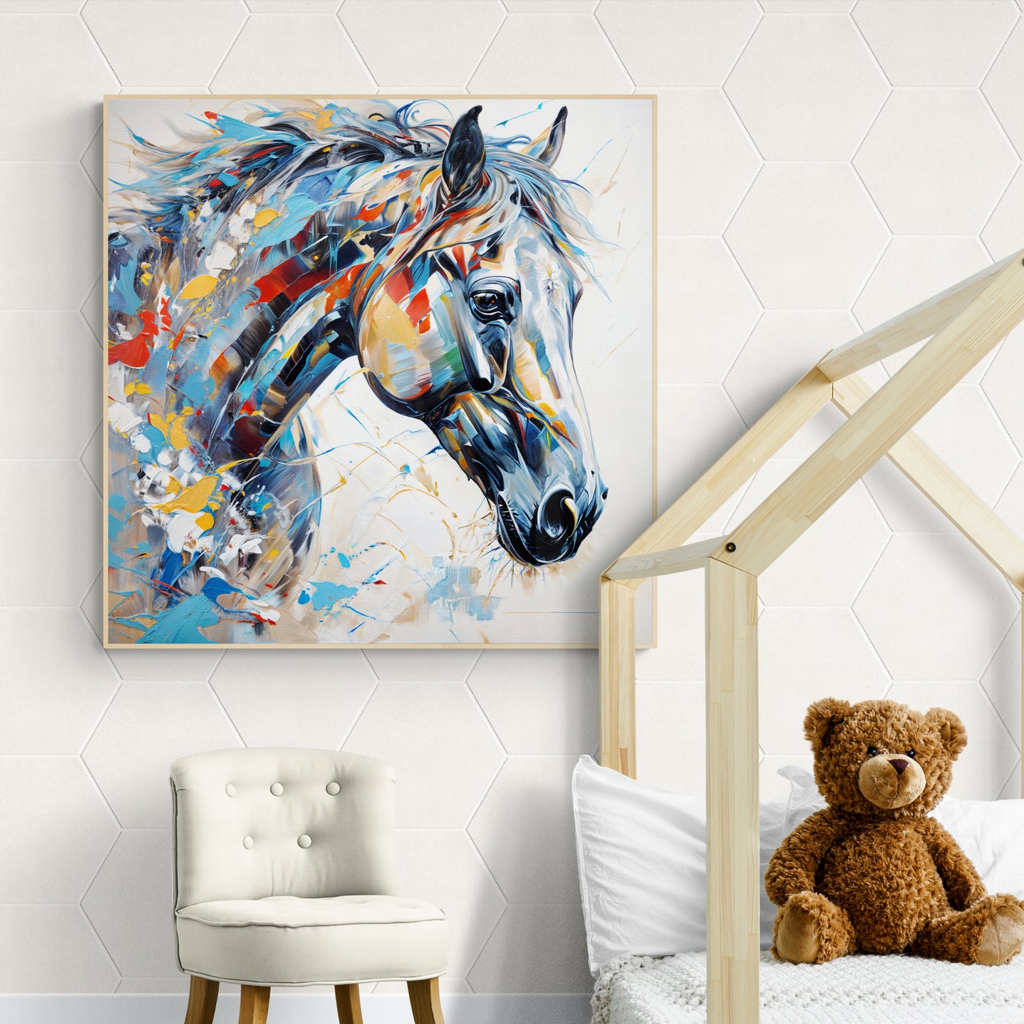 Canvas Print: "Vivid Steed"