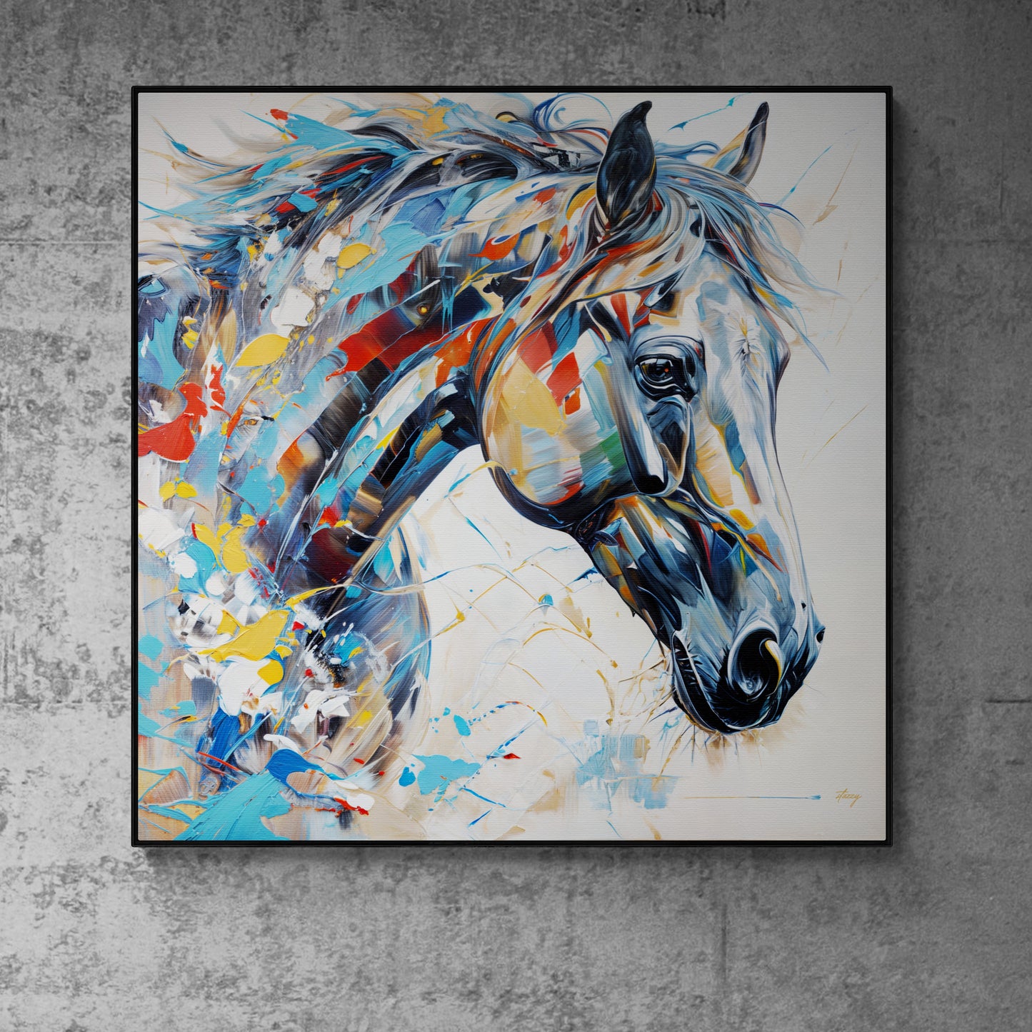 Canvas Print: "Vivid Steed"