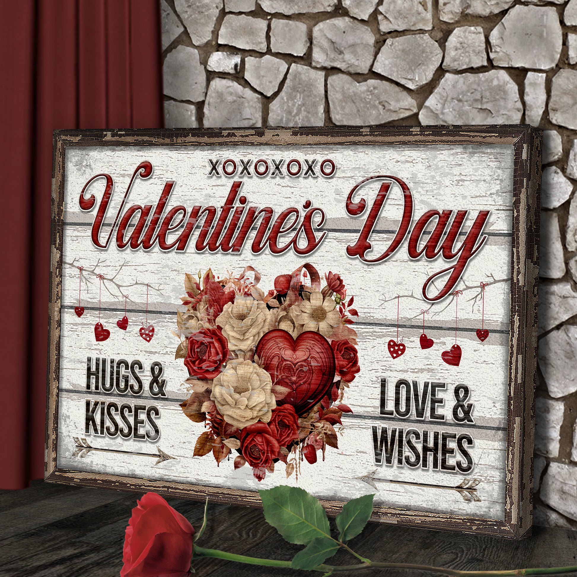 Valentine's Day Sign XIV  - Image by Tailored Canvases