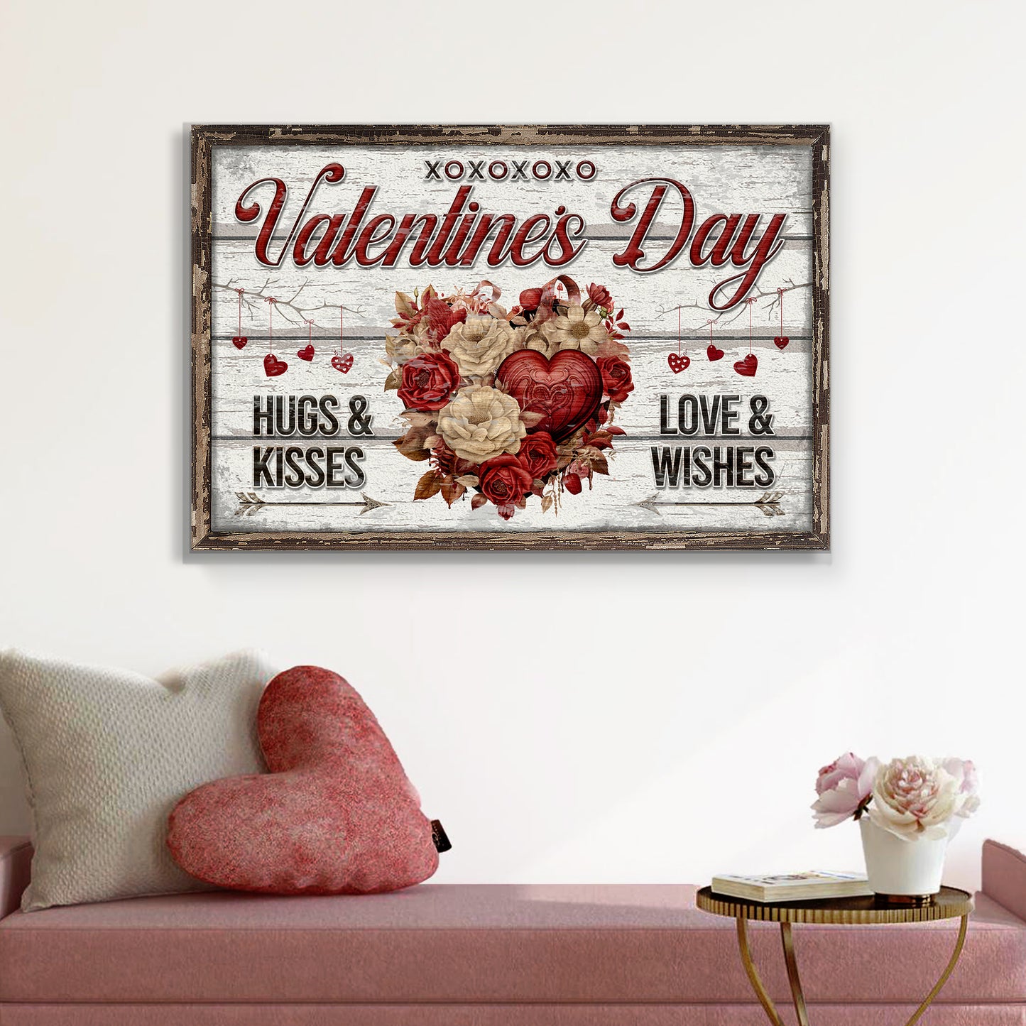 Valentine's Day Sign XIV Style 1 - Image by Tailored Canvases