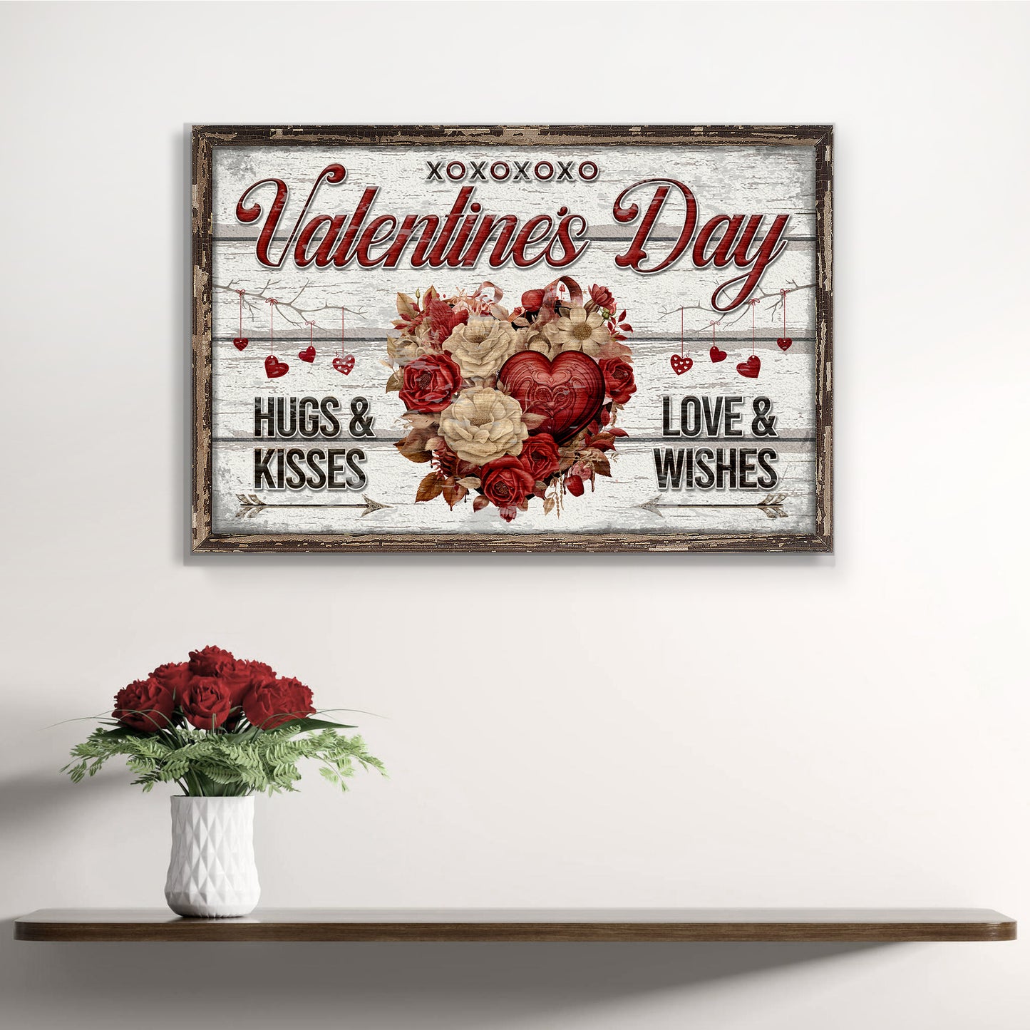 Valentine's Day Sign XIV Style 2 - Image by Tailored Canvases