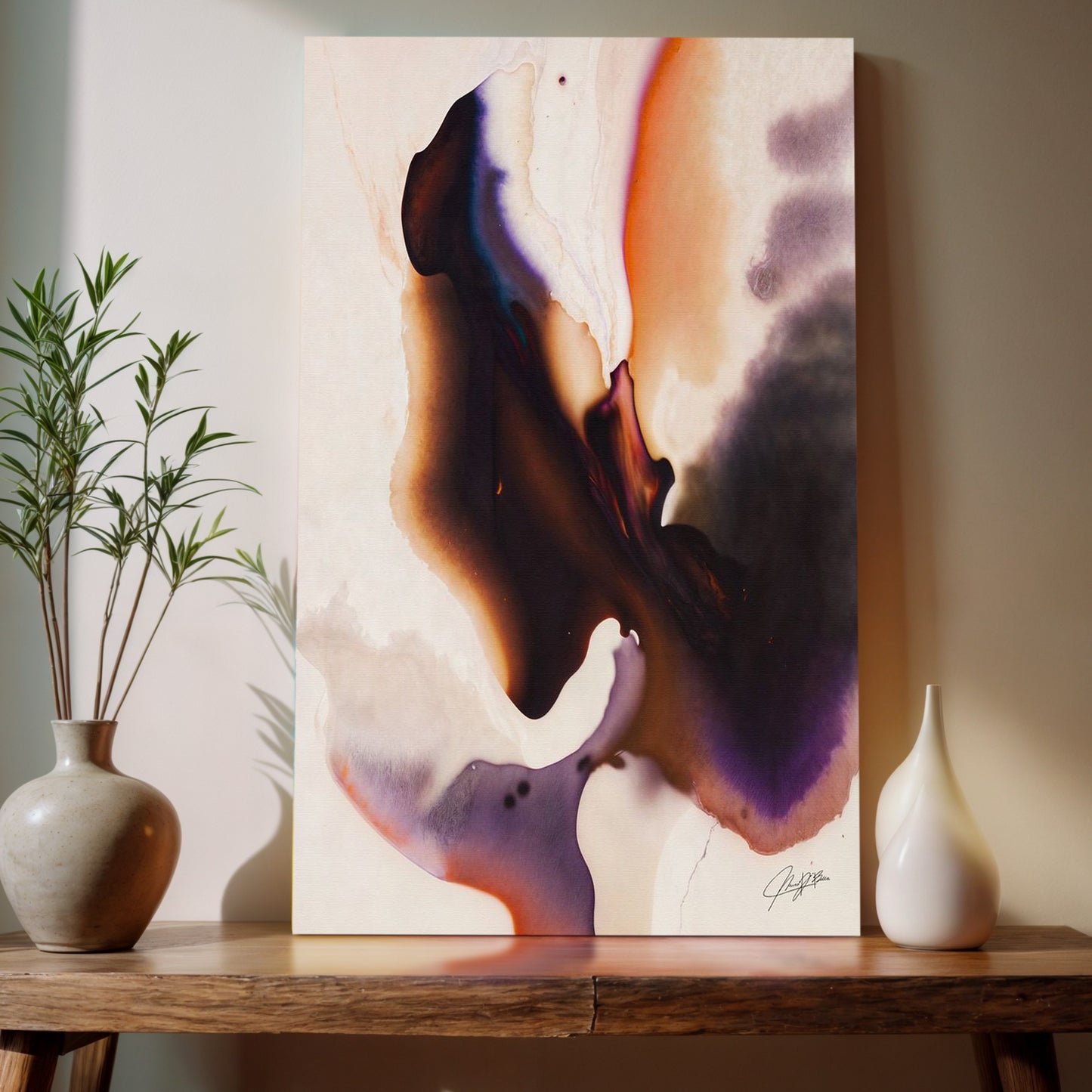 Canvas Print: "Velvet Bloom III"