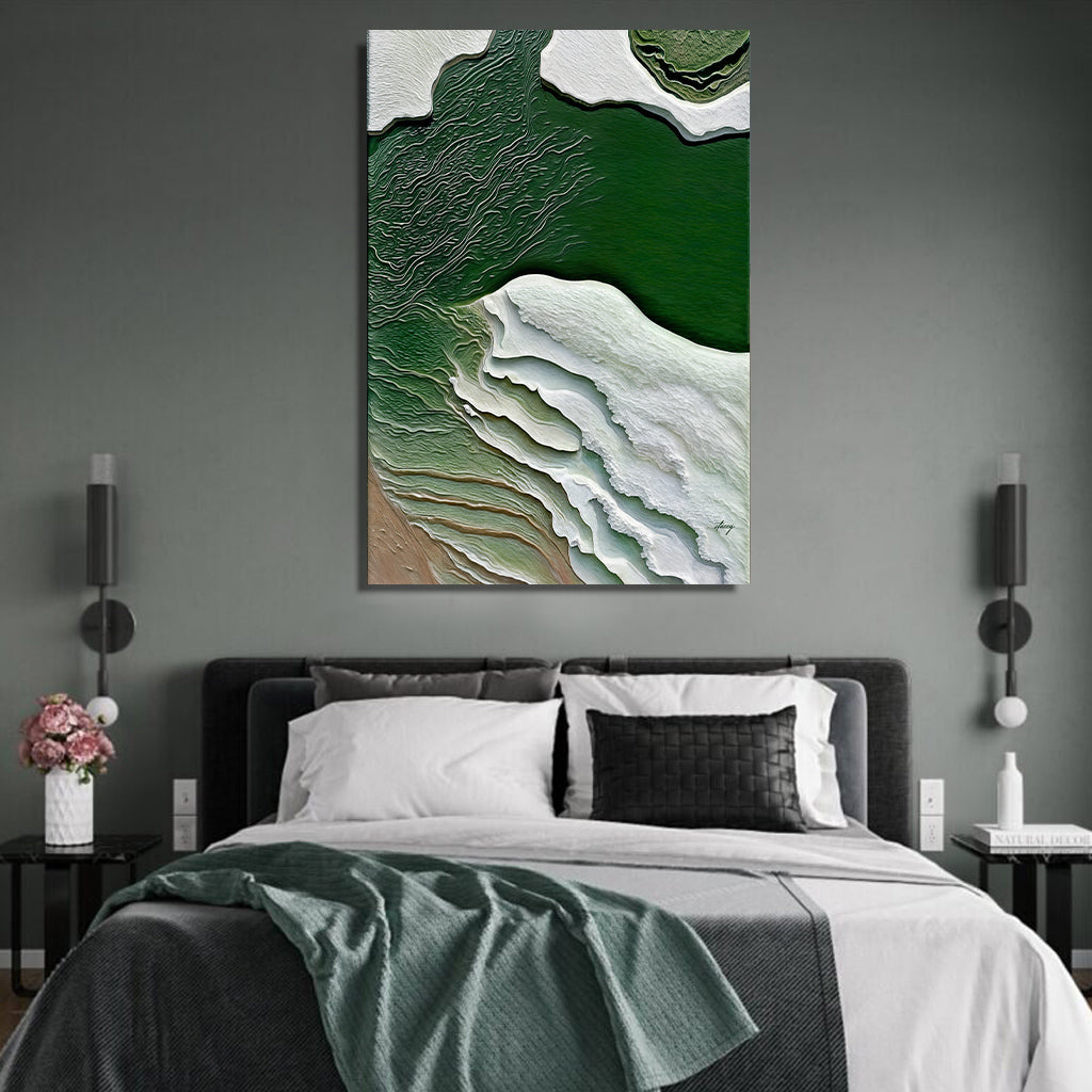 Canvas Print: "Verdant Cliffs II"