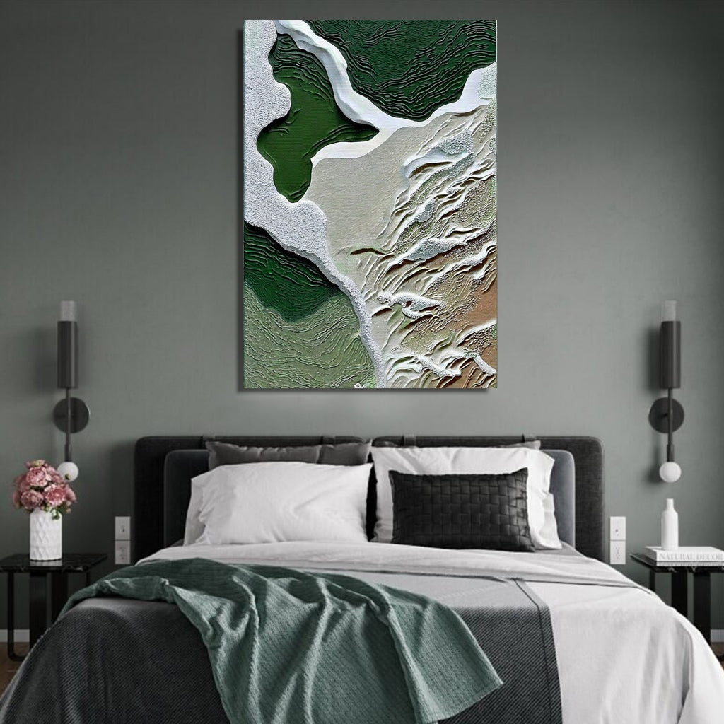 Canvas Print: "Verdant Cliffs III"