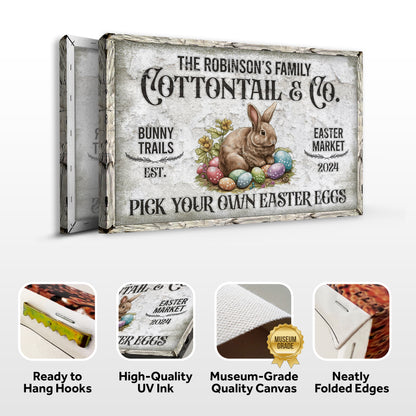 Vintage Easter Sign Specs - Image by Tailored Canvases