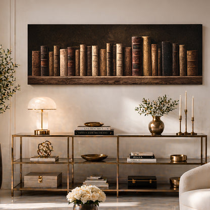 Vintage Library Shelf