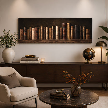 Vintage Library Shelf
