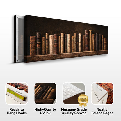 Vintage Library Shelf