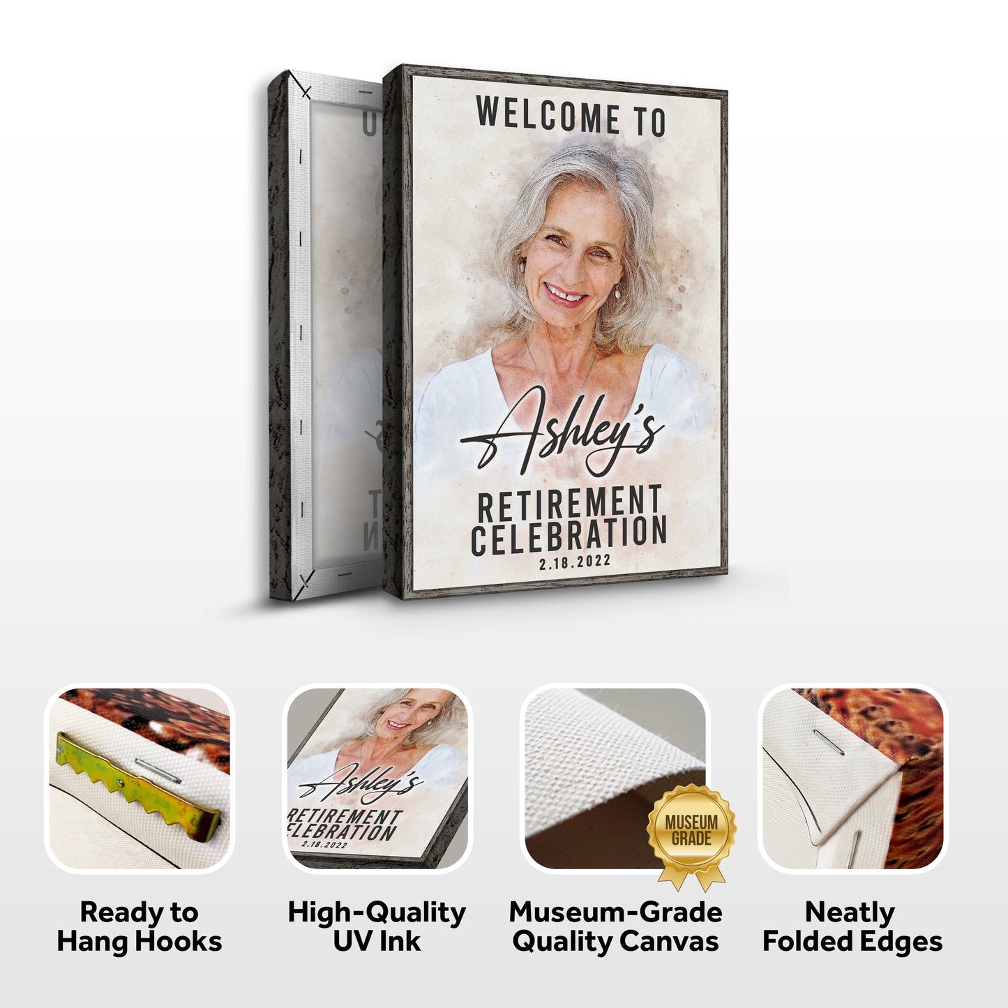 Retirement Celebration Welcome Sign II (Free Shipping)