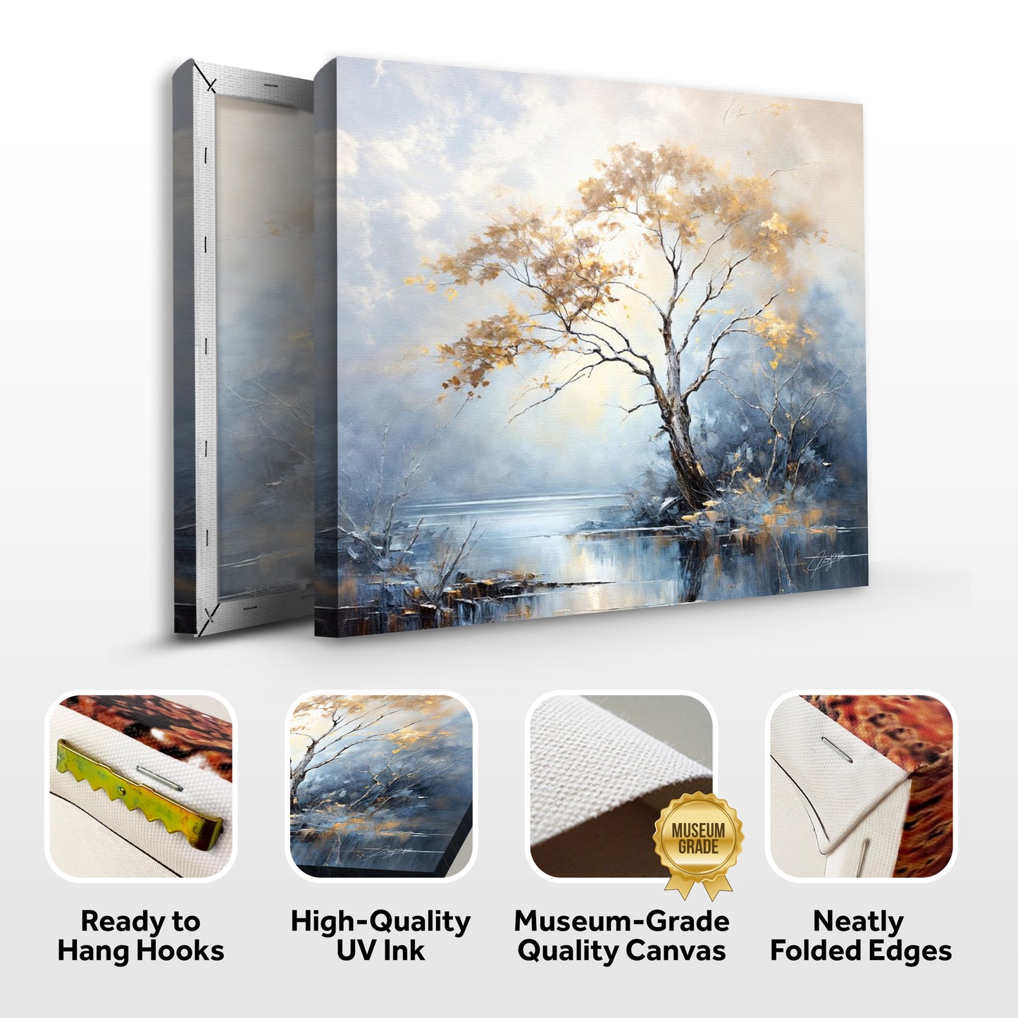 Canvas Print: "Autumnal Reflection"