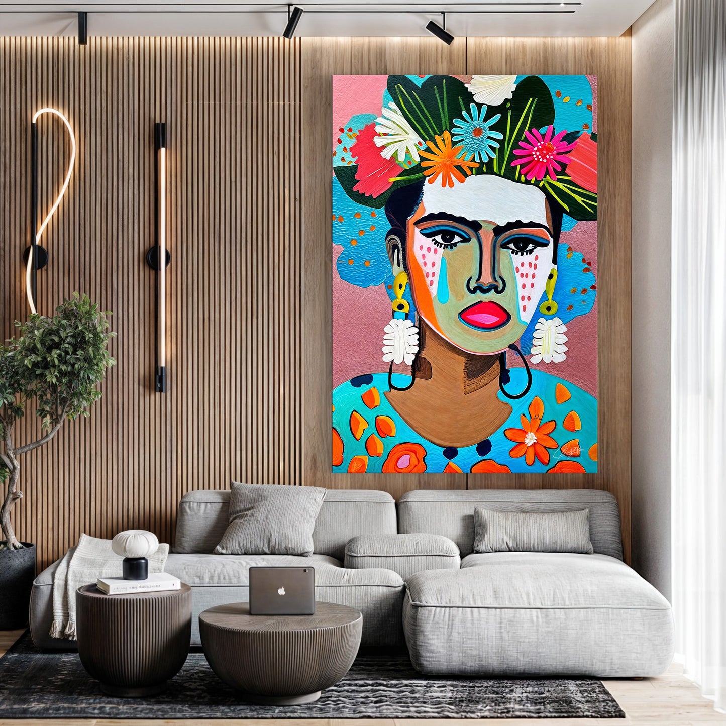 Canvas Print: "Floral Muse II"