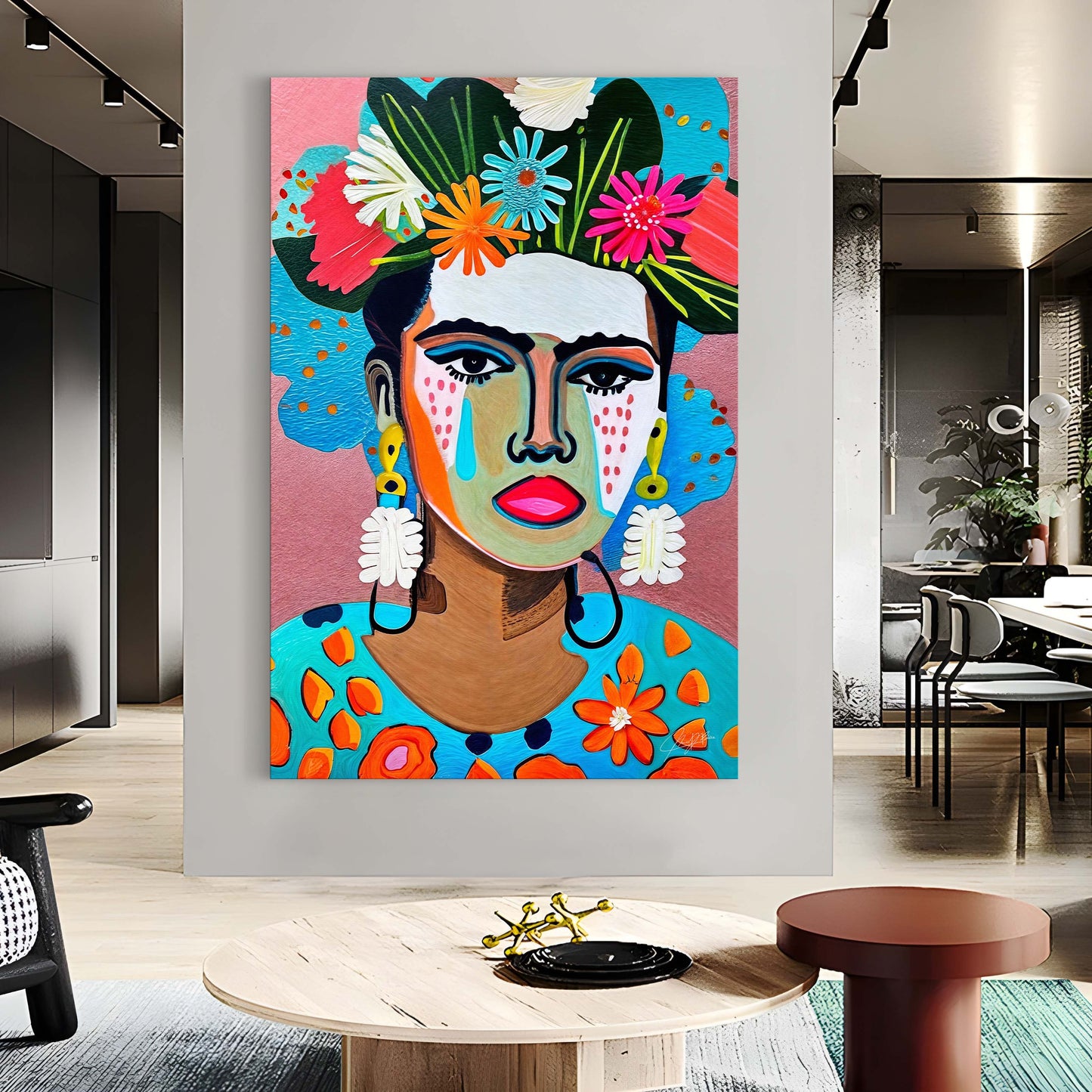 Canvas Print: "Floral Muse II"