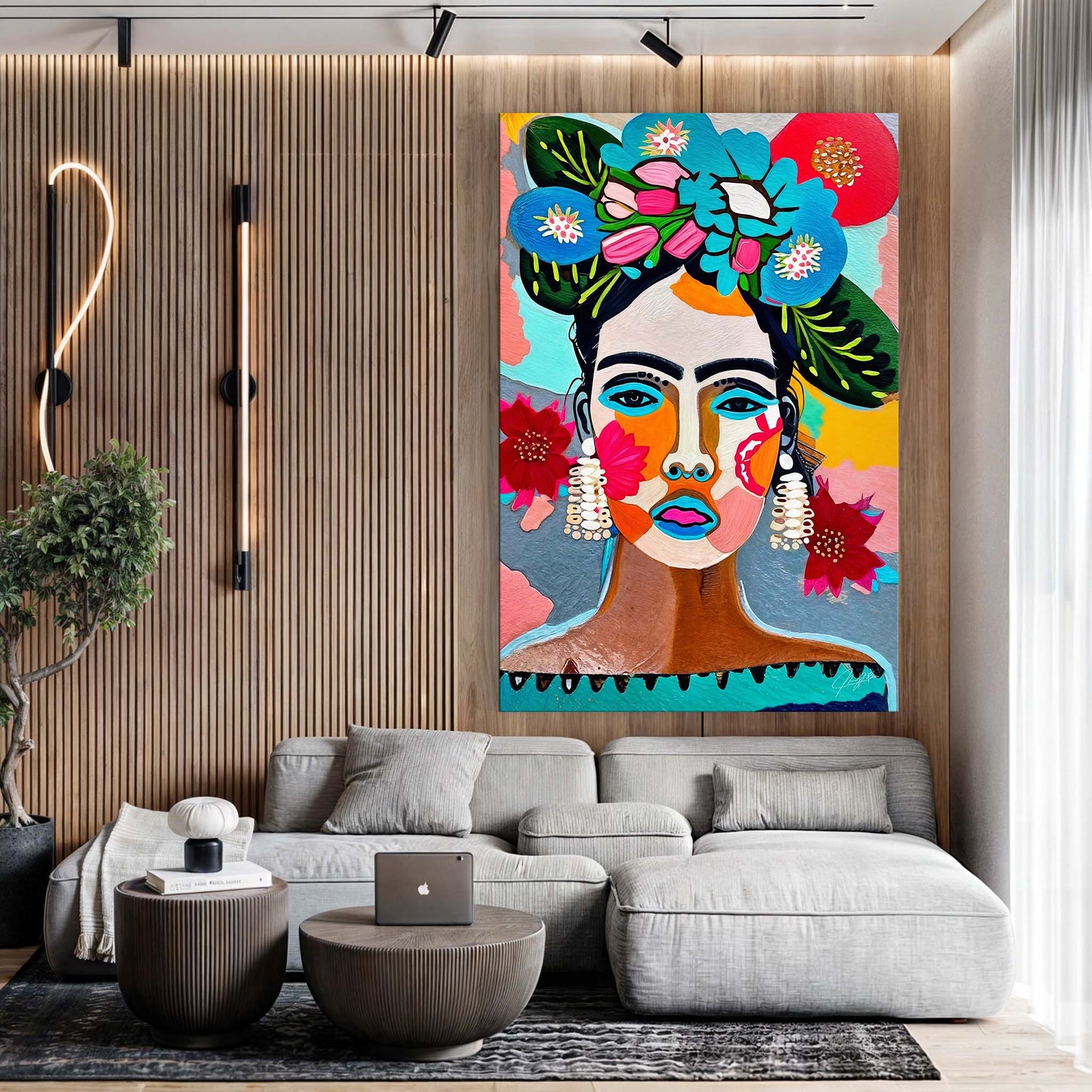 Canvas Print: "Floral Muse III"