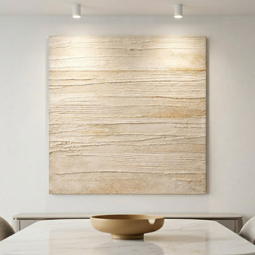 Wabi-Sabi Horizontal Lines — Scored Plaster