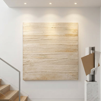 Wabi-Sabi Horizontal Lines — Scored Plaster