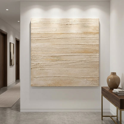 Wabi-Sabi Horizontal Lines — Scored Plaster